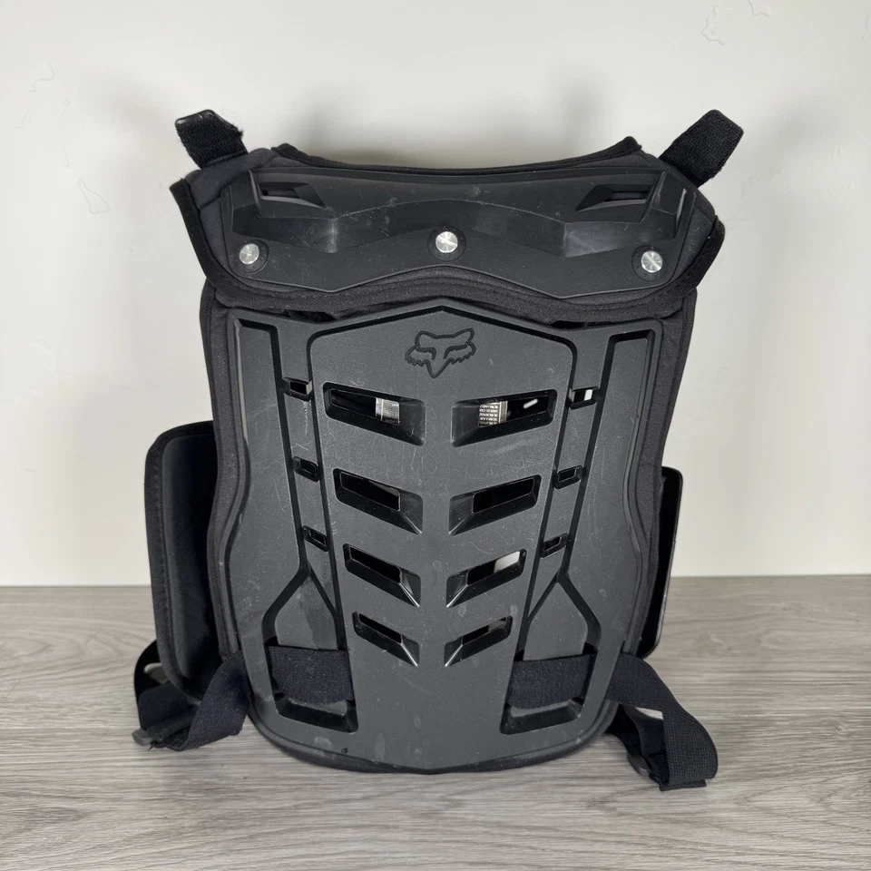 Fox Racing Youth Proframe LC defletor de poleiro CE placa protetora de peito MX - Imagem 2 de 4