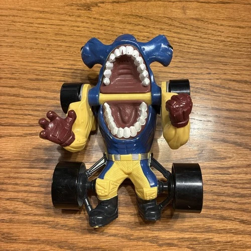 Mattel Street Sharks Turbo Jab Hammerhead Action Figure 1995 Vintage Complete