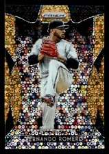 2019 Panini Prizm Fernando Romero #227 Orange Disco Prizm /150