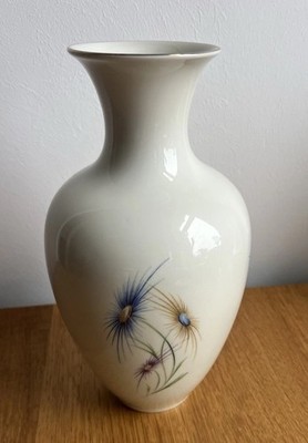 Edelstein Vase Blumen Abstrakt 19900/438 Mid Century Porzellan 50er Vintage