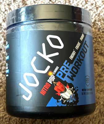 Jocko Fuel Pre Workout High Stim Sugar Free Men Women Energy Boost Exp 10/27 NEW