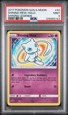 PSA 9 SHINING MEW 40 SHINING LEGENDS SUN & MOON POKEMON MINT