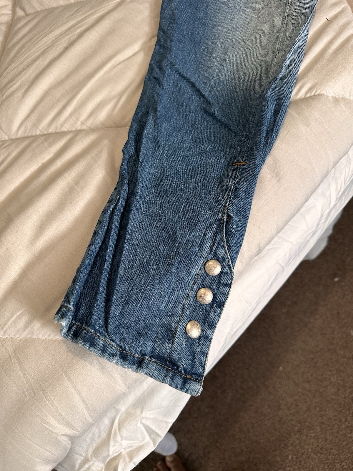 Vintage AllSaints Twisted Slim Fit Jeans – Rare Size 32 image 2