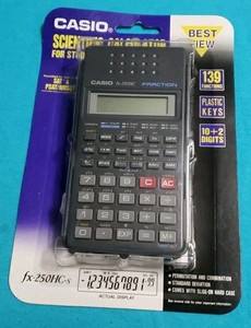 Casio FX-250HC Calculatrice de fraction scientifique NEW SEALED ***FREE SHIPPING***