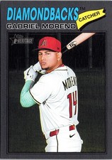 2026 Topps Heritage - Dark Gray Border Gabriel Moreno #361 