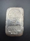Alaska Mint Hand Poured 5.2 Troy Oz .999 Fine Silver Assay Bar Amazing Example