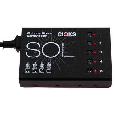 CIOKS SOL Pedal Power Supply - Black