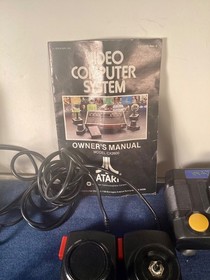Vintage Atari 2600 Console with 12 Games,  2 Controllers, See Description