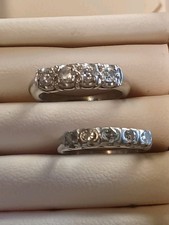 Vintage Platinum Diamond Ring 5