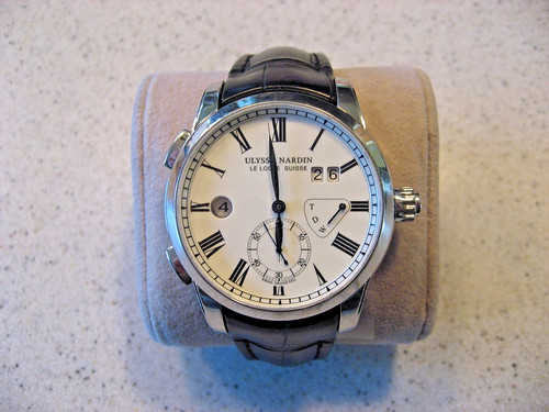 Ulysse Nardin Classic Dual Time Boutique Edition Watch 10/99 #3243-132/E1-BQ