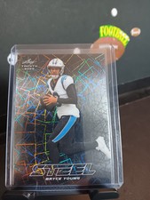 2023 Leaf Trinity (Mega Box) #S-16 Bryce Young Steel Lazer Silver