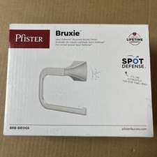 Pfister Bruxie Wall Mounted Hand Towel Holder in Spot Defense Brushed Nickel