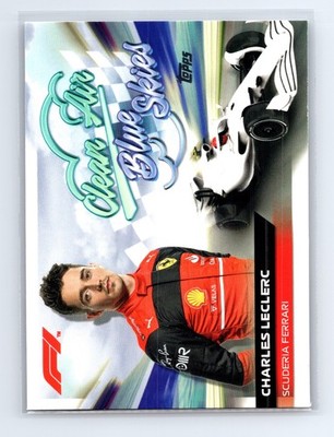 2022 Topps Formula 1 - Clean Air Blue Skies Charles Leclerc #CABS-CL