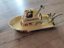 Playmobil Nostalgie K&uuml;stenwache, Schiff mit Kapit&auml;n.