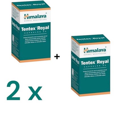 Himalaya Tentex Royal, 2 x 60 Kapseln- Spermienzahl-Erektile Dysfunktion- 120kap