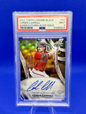 2024 Topps Chrome Black Super Futures Auto Gold /50 Corbin Carroll #SFA-CC