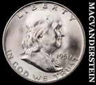 1950-D Silver Franklin Half Dollar - FBL - Choice Gem Brilliant Unc++++  #K2525