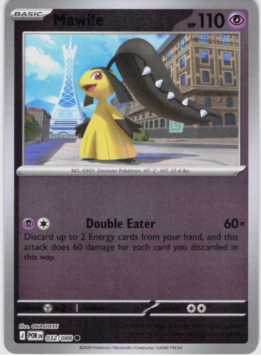 Mawile - 032/088 - Perfect Order - Reverse Holo - NM/M Pokemon