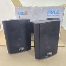 Pyle Waterproof Wall Mount Speaker System - 5.25 Inch Active  Passive Pair