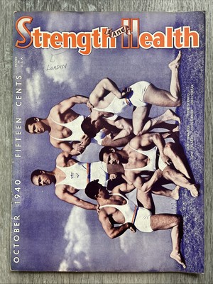 STRENGTH & HEALTH Magazine YORK BARBELL INTL CHAMPIONSHIP TEAM OCT 1940 V 8 N 10