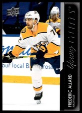 2021-22 UPPER DECK YOUNG GUNS Frederic Allard Rookie Nashville Predators #483