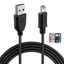 Ti 84 Plus ce Charger, ti84 Charger Cable for Texas Instruments Black 