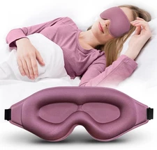 3D Advanced Eye Mask for Sleeping, Ultra Delicate Soft Skin Friendly Eye mask,10