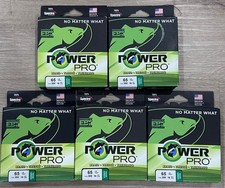 5 POWER PRO Spectra Fiber Braided Fishing Line 65lb 300yd Moss Green BRAND NEW