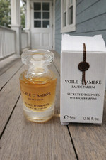 Vtg MINI Yves Rocher Secrets D'Essences VOILE D'AMBRE Parfum Perfume 0.16 fl oz