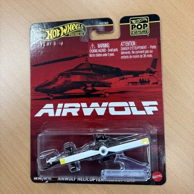 Hot Wheels Premium - Pop-Culture - Airwolf Helicopter - JBL56 1:64 Modell