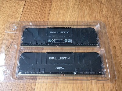 Crucial Ballistix 3200 DDR4 Kit 16GB DRAM Desktop Gaming Memory (BL2K8G32C16U4B)