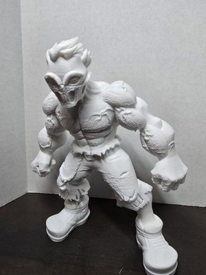 Splatterhouse Rick Figurine 3D Printed Fanart 3D Printed!!!