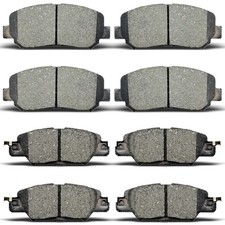 Pastillas de freno de disco de cerámica delanteras y traseras 8 piezas aptas para Mazda CX-5 2016-2021