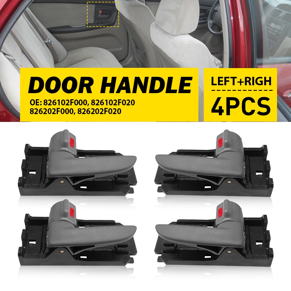 4X For 04-09 Kia Spectra 05-09 Spectra5 Door Handles Interior Right Left Gray EK