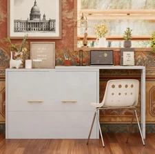 Twin Size Murphy Bed, Cabinet Bed with Desk, Farmhouse Murphy Cabinet with Desk,