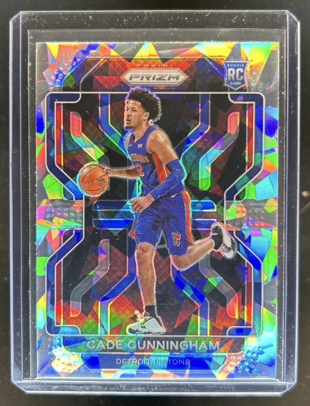 2021-22 Panini Prizm Cade Cunningham RC Ice Rookie #282 Pistons