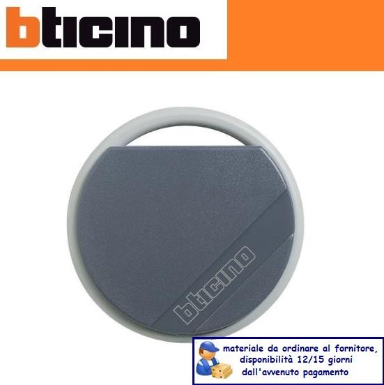 CHIAVE TRANSPONDER APRI PORTA BTICINO 348200 NERO.