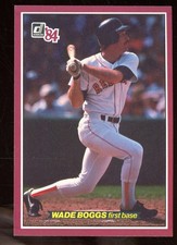 1984 Donruss-Wade Boggs-Boston Red Sox-# 22