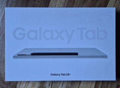NEU Samsung Tablet Galaxy Tab S8+ 128GB Wi-Fi Silber SM-X800 Silver WLAN Plus