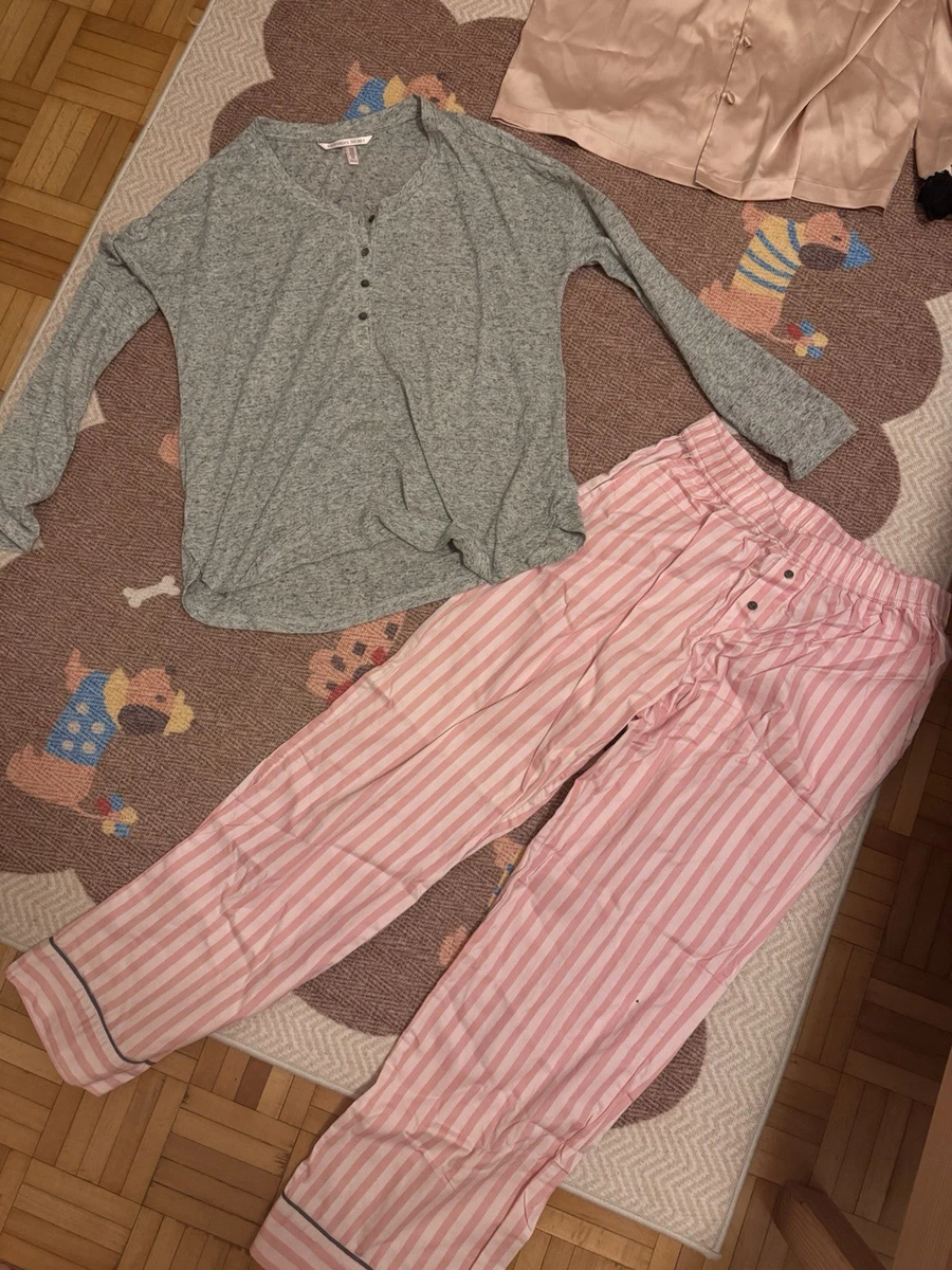 Camicia Victoria Secret nera a pois - donna media NUOVO