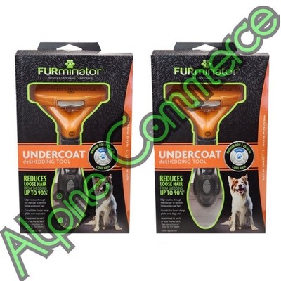 *2-Packs* FURminator Undercoat Deshedding Tool Medium Dogs Long Hair P-92914