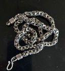 GORGEOUS Dragon Scale 100% 925 Silver Men’s Chain - 7mm X 21” Long - 91 grams — photo 1
