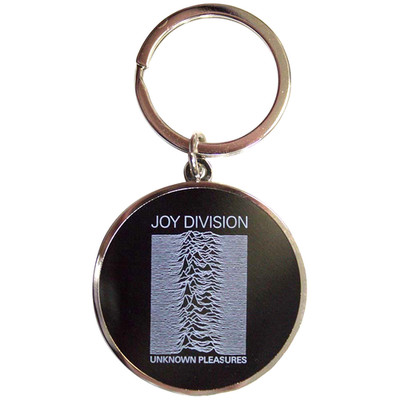 JOY DIVISION SCHLÜSSELANHÄNGER # 2 UNKNOWN PLEASURES KEYCHAIN SCHLÜSSELRING 4cm