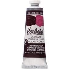 Grumbacher Pre-Tested Oil Paint Alizarin Crimson