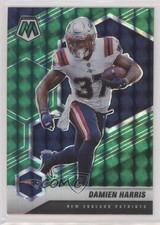 2021 Panini Mosaic Green Mosaic Prizm Damien Harris #139 3a3