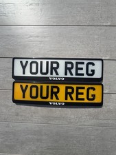 Volvo Number Plate Frames Uk Front Rear X2 Car Accessory Road Legal Volvo Number Plate Frames Uk Front Rear X2 Car Accessory Road Legal