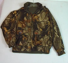 WOOLRICH MG3 Size Medium Mens Reversible Realtree Camo Thermore Bomber Jacket