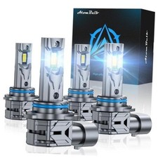 9005 9006 Bulbs Combo, 80000LM 6500K Cool White, 1:1 Mini Size, 1000 9005 9006