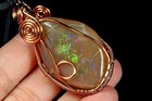 66.5Ct African Crystal Opal Nugget Wire Wrapped Pendant PRS153 — photo 2