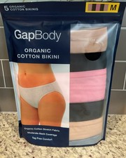 GapBody Ladies Sz M 8 - 10 5pk Seamless Hipster Multi Colors Nylon/Spandex NEW